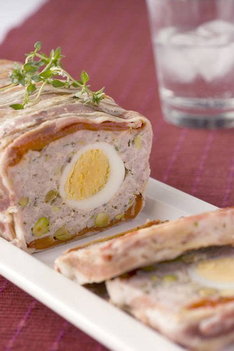 Summer Terrine with Chicken, Pork, Pistachios and Egg | Terrine recipe ...