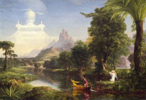 The Voyage of Life - Youth by Thomas Cole - Artvee