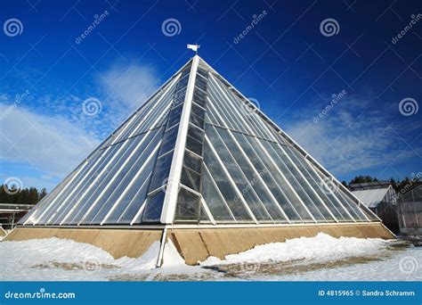 Glass pyramid stock image. Image of botanical, dark, glass - 4815965