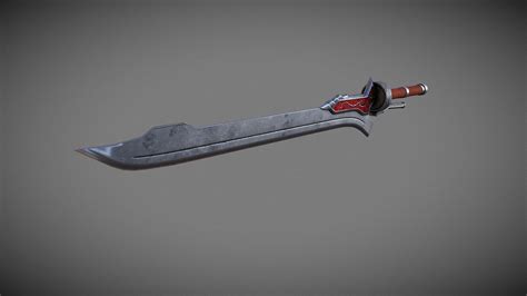 Nero's Red Queen Sword ( Devil may cry ) - Buy Royalty Free 3D model by capus.design [d30c2cb ...