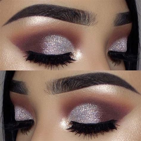 23 Glitzy New Year's Eve Makeup Ideas - crazyforus