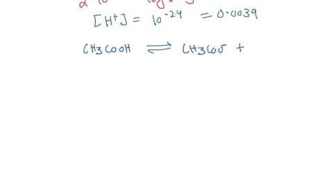 SOLVED: how to calculate pka of acetic acid ? what units do I need and ...