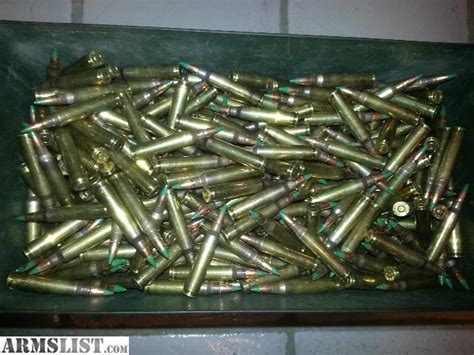 ARMSLIST - For Sale: M855 Green Tip .224/.556 Armor Piercing 1000 rds. $790.00