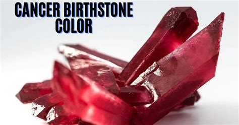 Cancer Birthstone Color - Meditation And Energy Healing