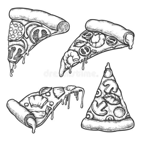 Pic Of Pizza Slice - Draw-plum