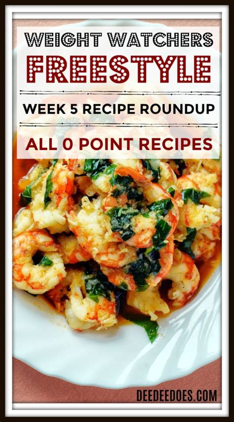 Printable Weight Watchers Freestyle Recipes Week 5 Roundup