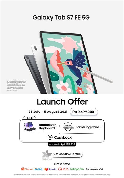 Galaxy Tab S7 FE 5G is here | Samsung Indonesia