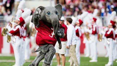 Why is the Alabama Crimson Tide's mascot an elephant?