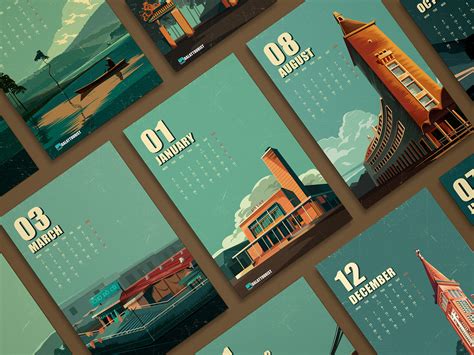 DaLat's Classic Beauty Calendar 2021 :: Behance