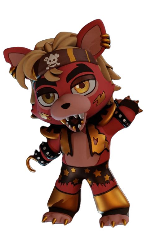 Glamrock Foxy Plush 2 by PokemonToonPatrolFan on DeviantArt