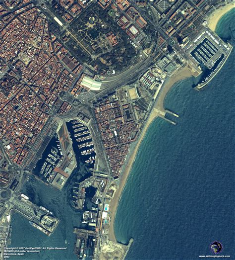 IKONOS Satellite Image of Barcelona, Spain | Satellite Imaging Corp