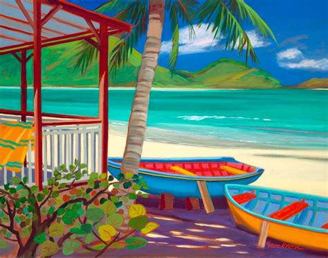 'Beach Bums' by Shari Erickson | Caribbean art, Island art, Tropical art