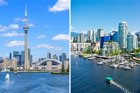 Toronto vs. Vancouver for Vacation - Which one is better?