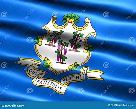 State flag of Connecticut stock illustration. Illustration of hartford - 3340265