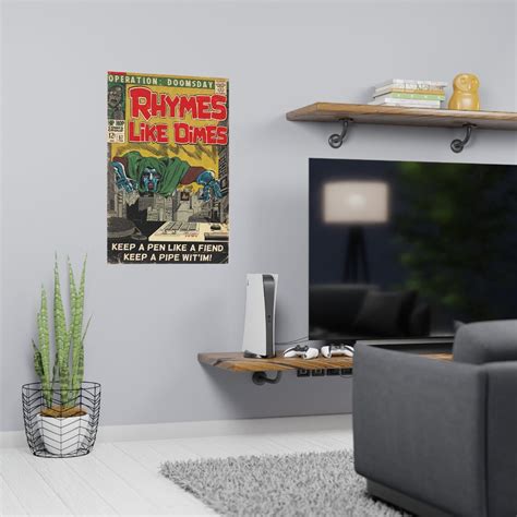 MF DOOM Rhymes Like Dimes Vertical Matte Posters - Etsy