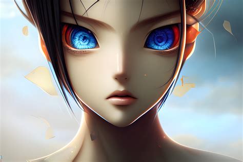 astonishing eyes, anime style, detailed, colorful | Wallpapers.ai