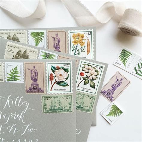 How to Use Vintage Stamps