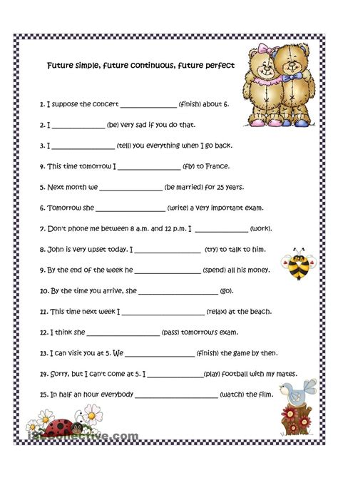 Past Continuous Tense Worksheet Free Esl Printable