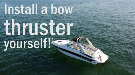 Bow thruster install! - YouTube