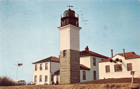 Beavertail Lighthouse Postcard – Rhode Island Memories