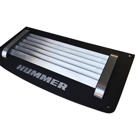 DefenderWorx® - Hummer H2 2003 Hood Grille with Handles and Hummer Logo