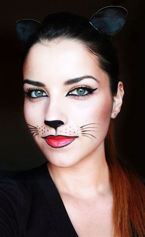 Simple Cat Face Art ~ Face Cat Paint Kids Painting Makeup Easy Wolf Halloween Kitty Lion Simple ...