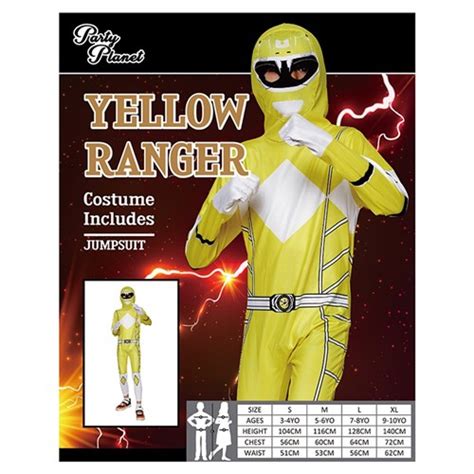 Yellow Ranger Kid Costume - Online Costume Shop - Australia