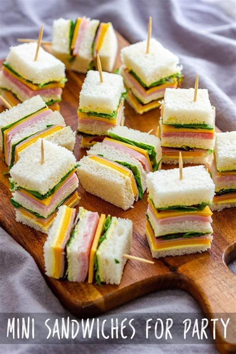 Mini Sandwiches for Party - Appetizer Addiction