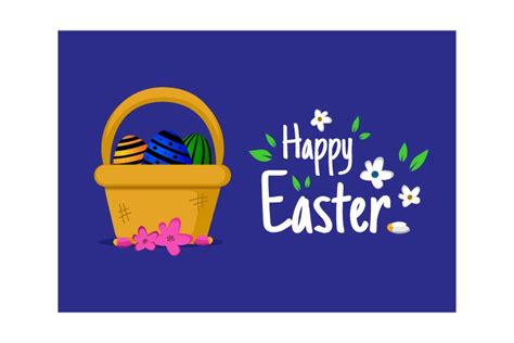 Easter banner concept design template