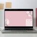 12 Calendar 2023 Abstract Desktop Wallpaper. Pink Minimalist Desktop Background. Neutral Desktop ...