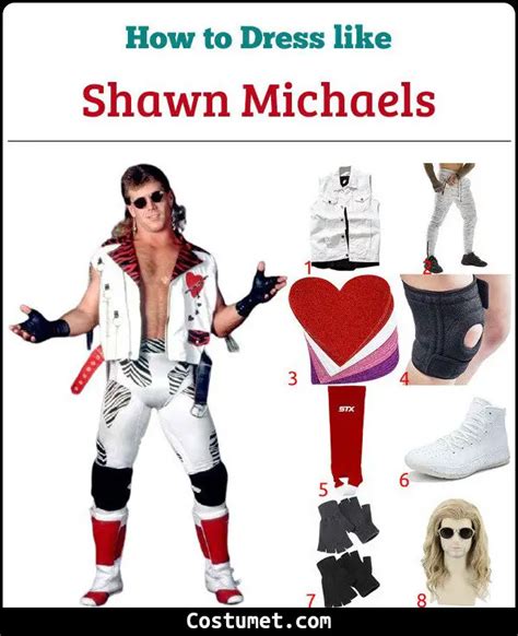 Shawn Michaels (WWE) Costume for Cosplay & Halloween