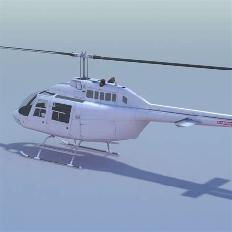 Jet Ranger Helicopter 3D Model .max .obj .3ds .fbx .lwo .lw .lws .ma .mb - CGTrader.com