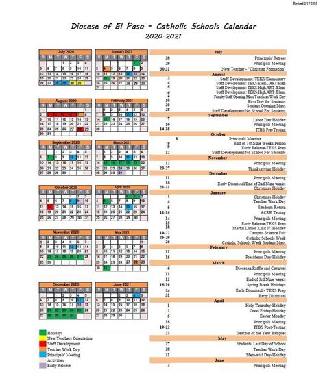 St Leo Calendar - Printable Word Searches