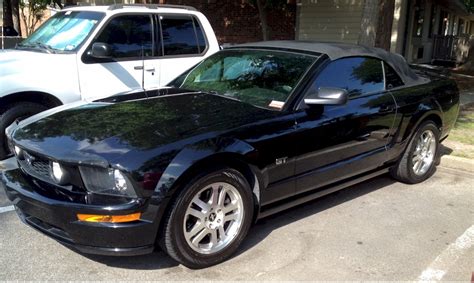 Black 2006 Ford Mustang GT Convertible