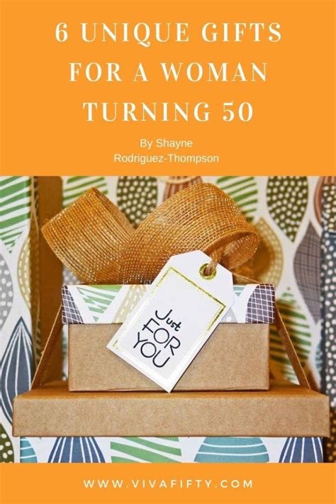 6 Unique gifts for a woman turning 50– Viva Fifty!