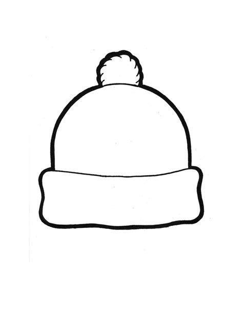 Winter Hat Template Printable