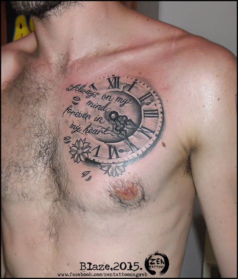 lion clock tattoo | Chest tattoo clock, Clock tattoo, Old clock tattoo