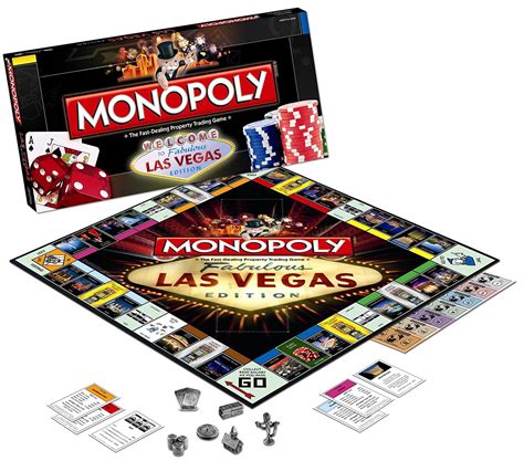 BongBongIdea: MONOPOLY BOARD GAME SET - LAS VEGAS EDITION