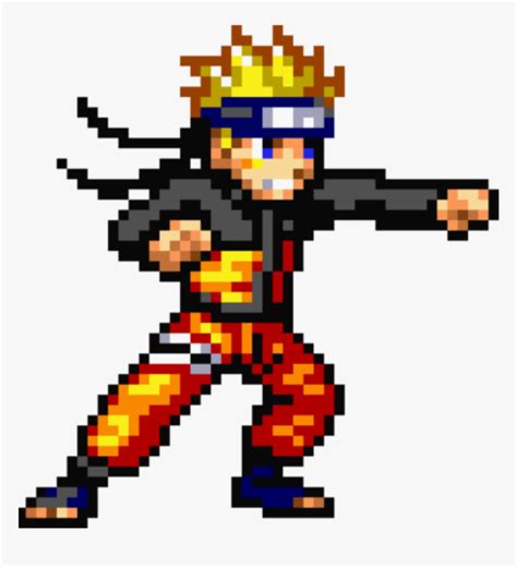 #naruto #sprite #mugen #freetoedit - Naruto Pixel Art Png, Transparent ...