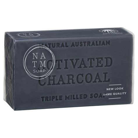 Activated Charcoal Soap 200g – Natural Australian Triple Milled Soap