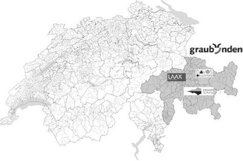 1. Map of Grisons (www.graubunden.com). | Download Scientific Diagram