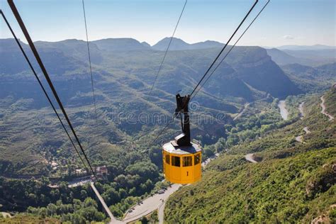 Cable car, Montserrat stock image. Image of catalunya - 77633035