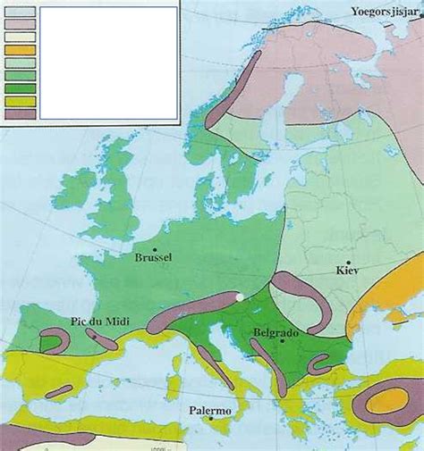 Klimaat Europa Diagram | Quizlet