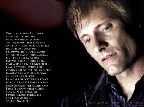 #ViggoMortensen #poetry #love #quotes www.fb.com/ViggoMortensensArt | Viggo mortensen, Poetry ...