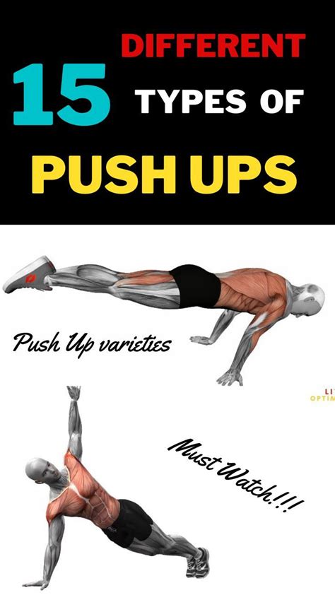 Get Stronger with 15 Different Push Up Variations at Home