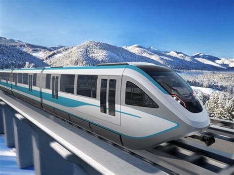 China's high-speed maglev train with a speed of 600 kilometers per hour ...