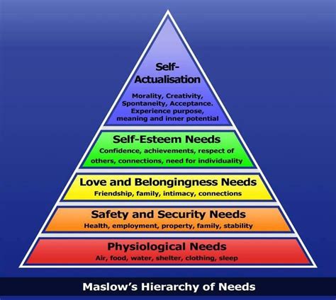 Maslow's Hierarchy of Needs | Maslow's hierarchy of needs, Humanistic ...