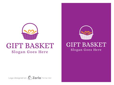 Gift Basket Logo by Zarla logo maker on Dribbble