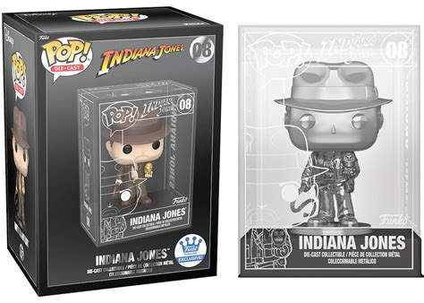 Funko Pop! Die-Cast Indiana Jones Chase Edition Funko Shop Exclusive Figure #08 - US