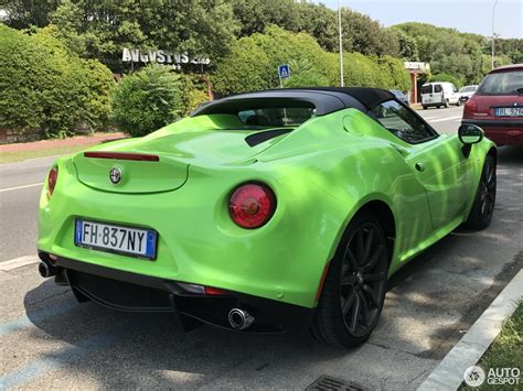 Alfa Romeo 4C Spider - 25 June 2017 - Autogespot